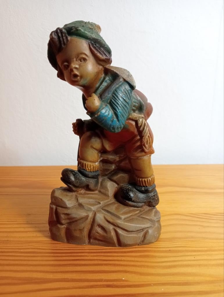 Vintage Val Gardena Holzfigur, Verzamelen, Beelden en Beeldjes, Ophalen of Verzenden, Gebruikt