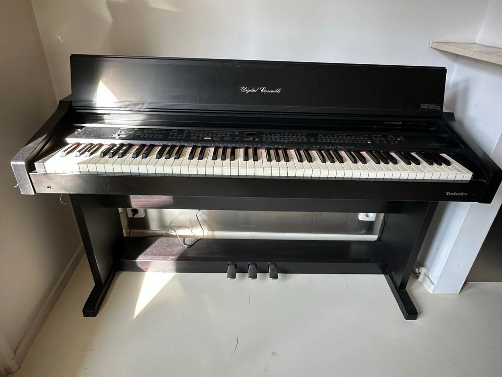 Zwart Digitale Technics Piano SX-PR300, Ophalen, Gebruikt, Zwart, Digitaal