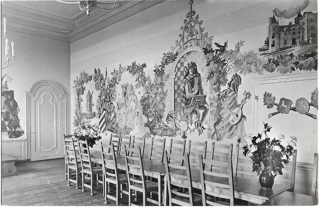Heemskerk, Jeugdherberg Assumburg, Dagverblijf, schilderij, Verzenden, 1960 tot 1980, Ongelopen, Noord-Holland