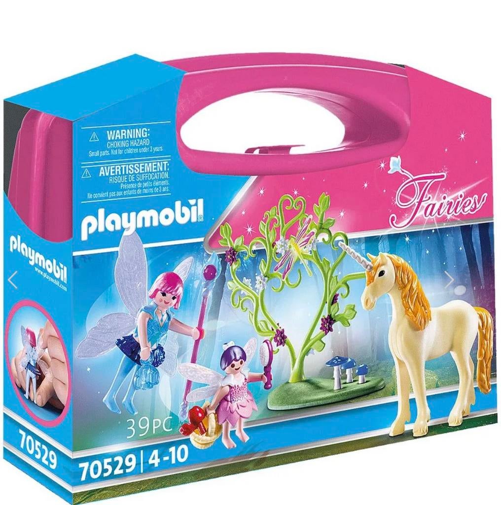 Playmobiel Feeën en eenhoorn- Meeneemkoffer- Carry case, Kinderen en Baby's, Speelgoed | Playmobil, Ophalen of Verzenden, Zo goed als nieuw