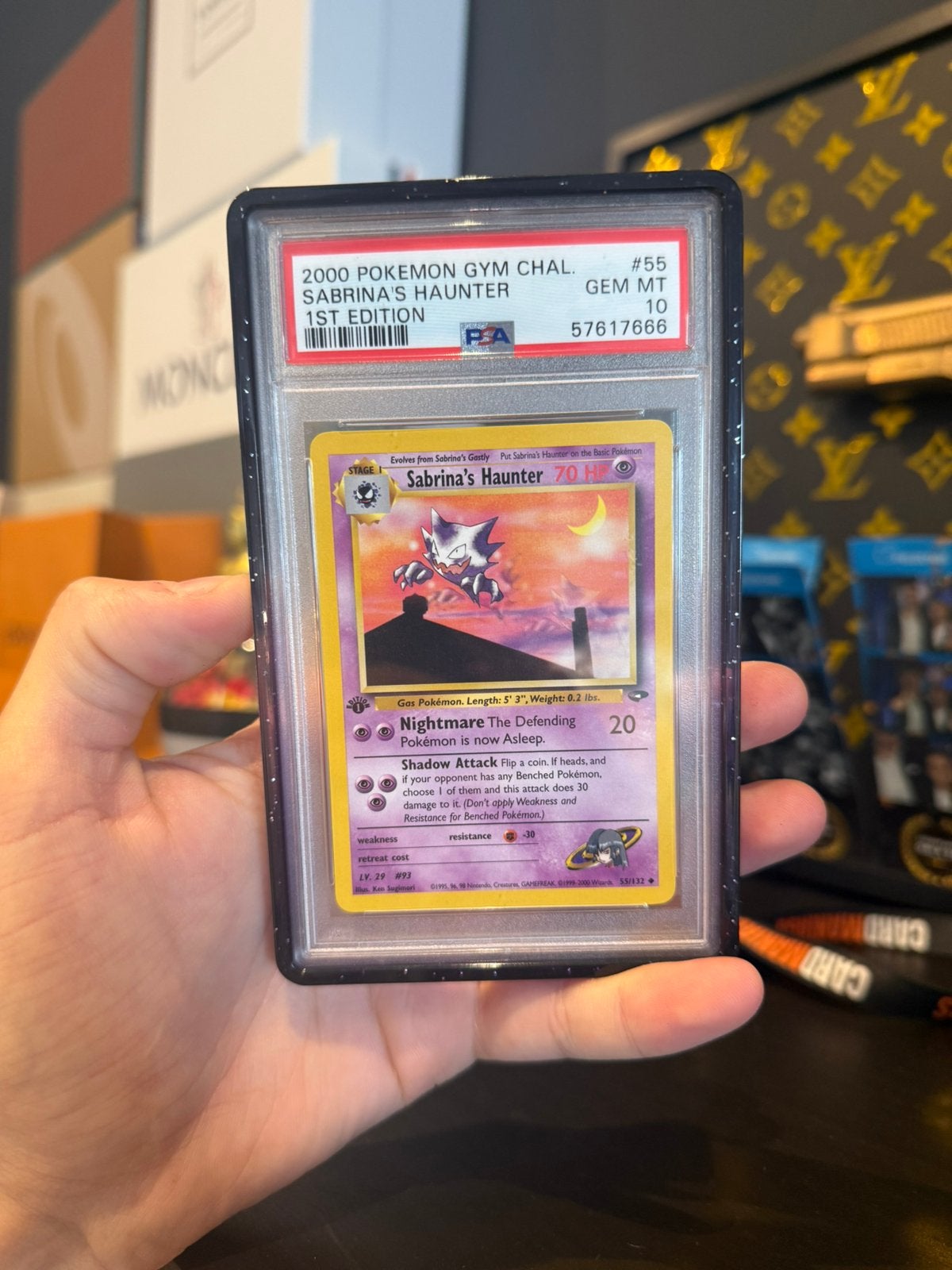 Sabrina’s Haunter 1st Edition PSA 10, Ophalen of Verzenden, Nieuw, Losse kaart, Foil