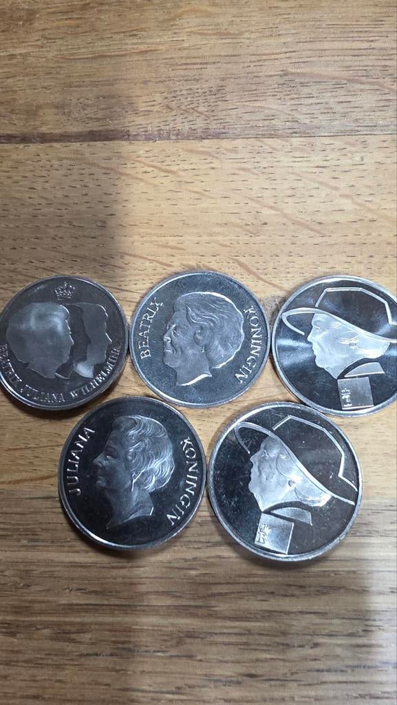 Verzamelmunten Beatrix, Juliana, Wilhelmina, Ophalen of Verzenden, Gebruikt, Overige typen, Overige merken