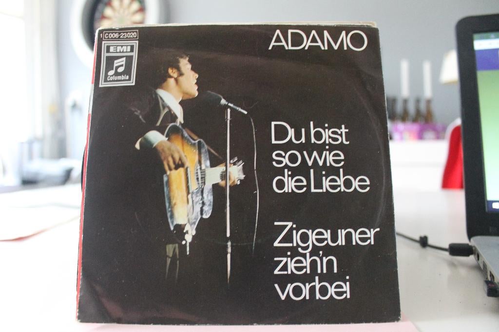 7" Single Adamo - Du Bist So Wie Die Liebe / Zigeuner Zieh'n, Gebruikt, 7 inch, Single, Ophalen of Verzenden