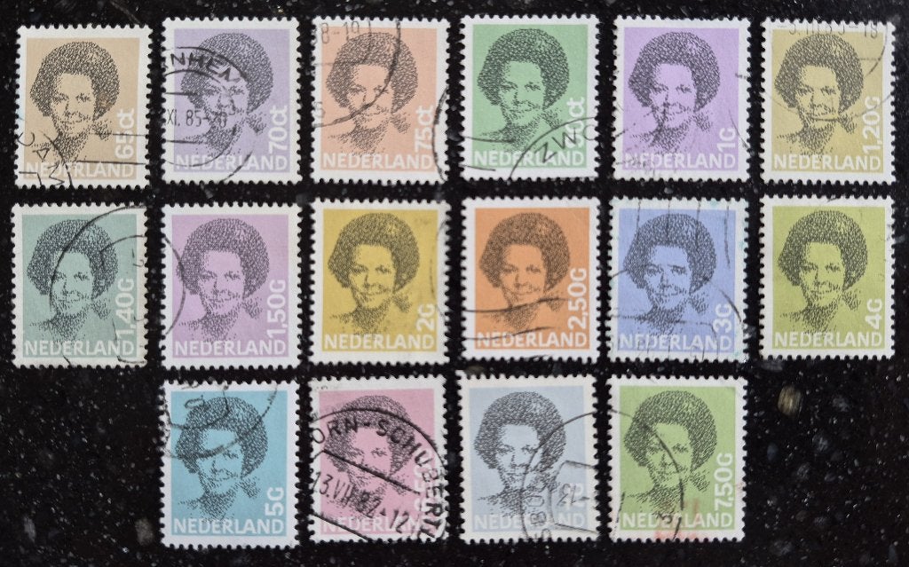 POSTZEGELS BEATRIX GESTEMPELD, Postzegels en Munten, Verzenden, Na 1940, Gestempeld