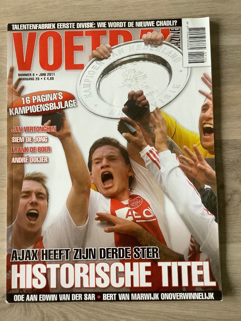 Ajax Landskampioen 2011 - Voetbal Magazine, Verzamelen, Ophalen of Verzenden, Zo goed als nieuw, Ajax, Boek of Tijdschrift