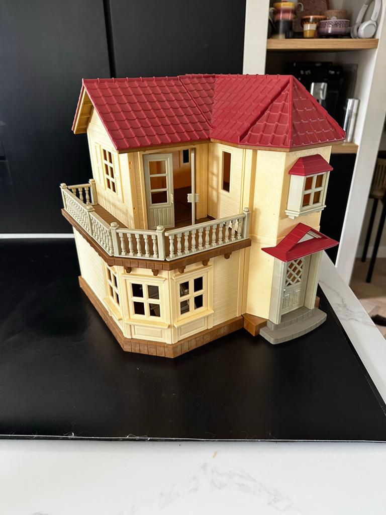 Sylvanian Families Poppenhuis, Huis, Auto & Supermarkt Set, Ophalen, Zo goed als nieuw, Poppenhuis