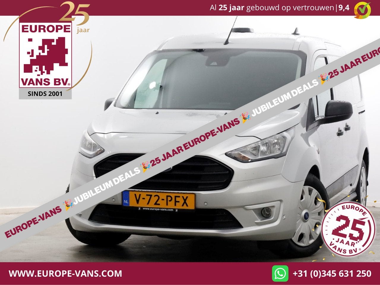 Ford Transit Connect 1.5 EcoBlue 100pk Automaat L2 Trend ACC, Auto's, 101 pk, Gebruikt, Euro 6, 4 cilinders