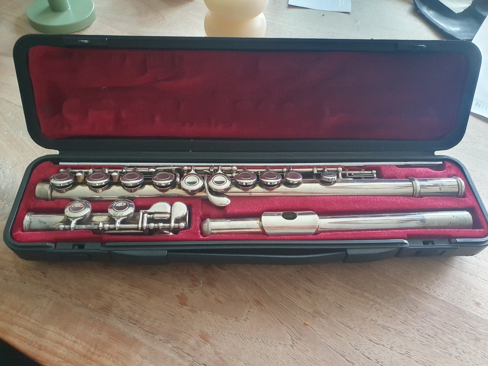 Dwarsfluit Yamaha 211SII, Ophalen, Gebruikt, Dwarsfluit, Met koffer of tas