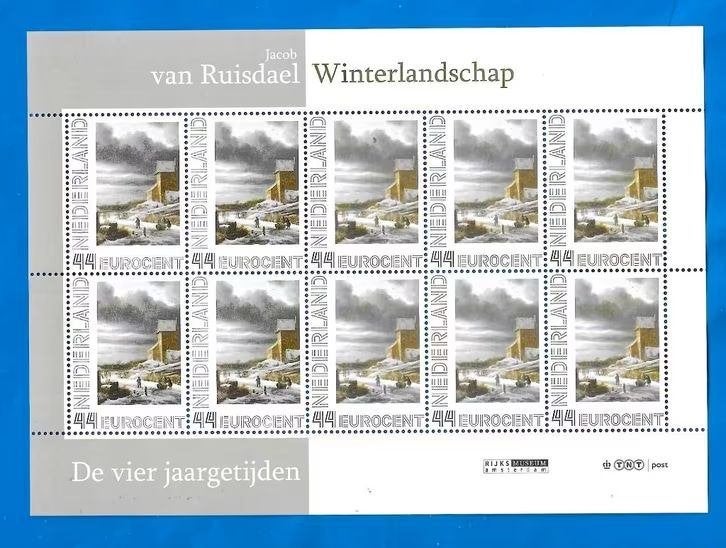 NVPH 2563 Af 7 Vel - De Vier Jaargetijden - Winterlandschap, Postzegels en Munten, Verzenden, Na 1940, Postfris
