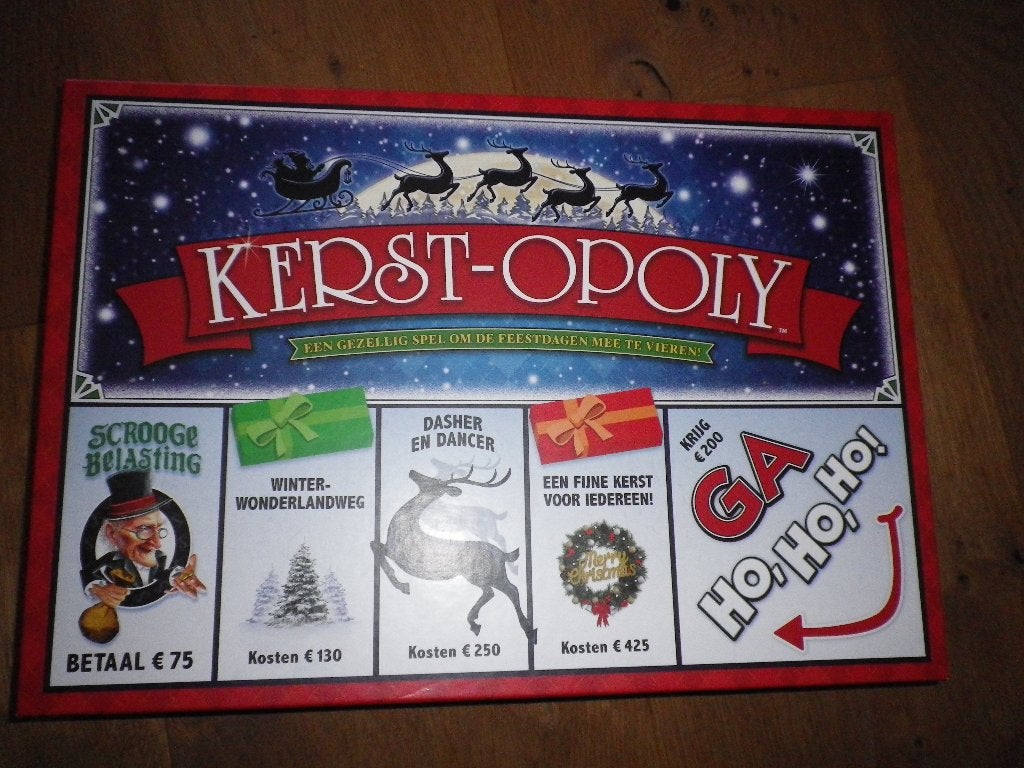 Kerst Opoly nieuw in Folie, Ophalen of Verzenden, Nieuw