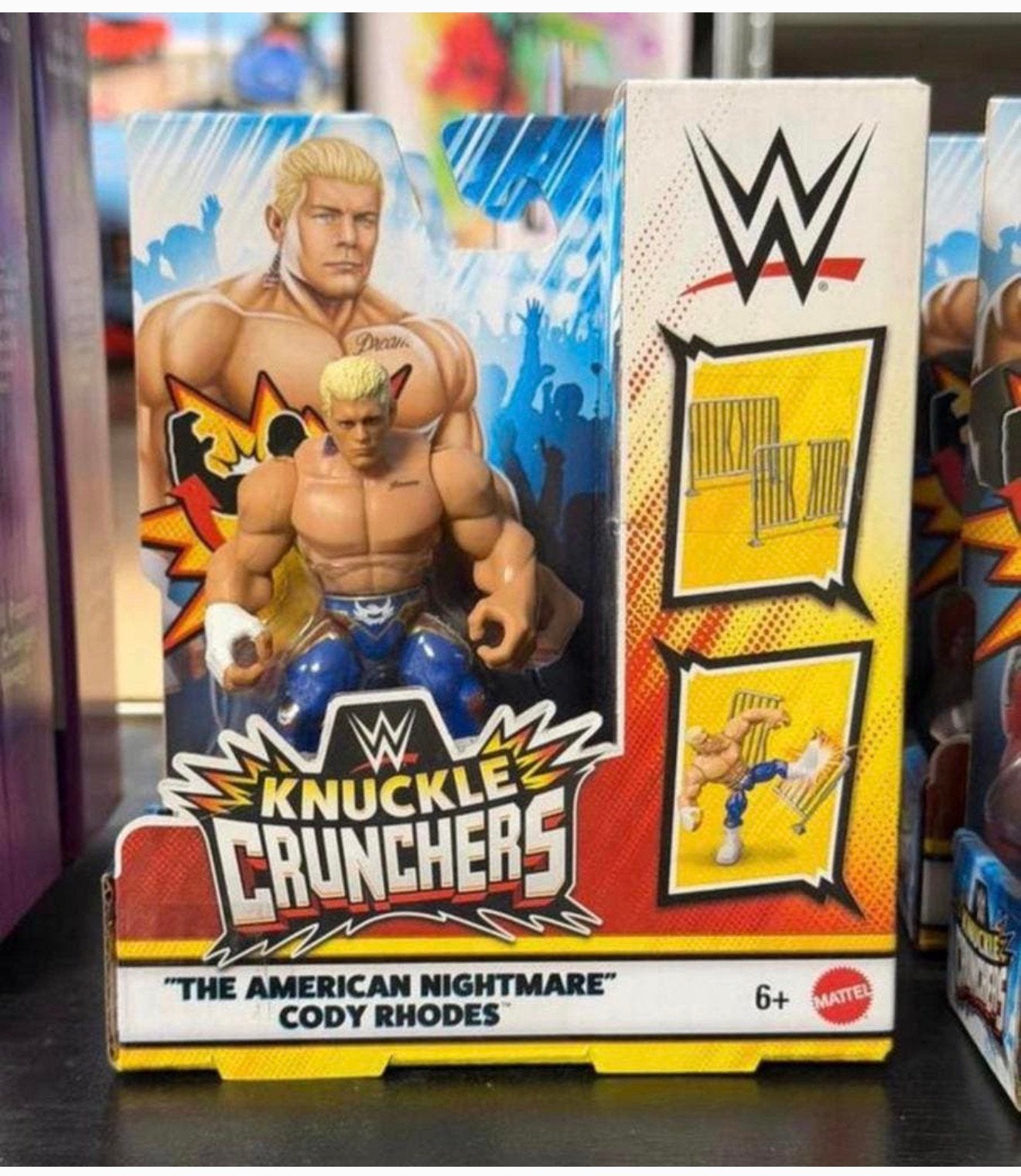 WWE Knuckles Crunchers figuur Bobby Lashley - Cody Rhodes, Nieuw, Ophalen of Verzenden, H, H