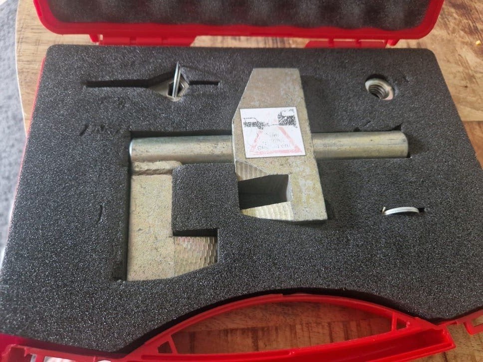 Disselslot  caravan DoubleLock Compact Eagle SCM gekeurd, Caravans en Kamperen, Caravan accessoires, Ophalen, Gebruikt