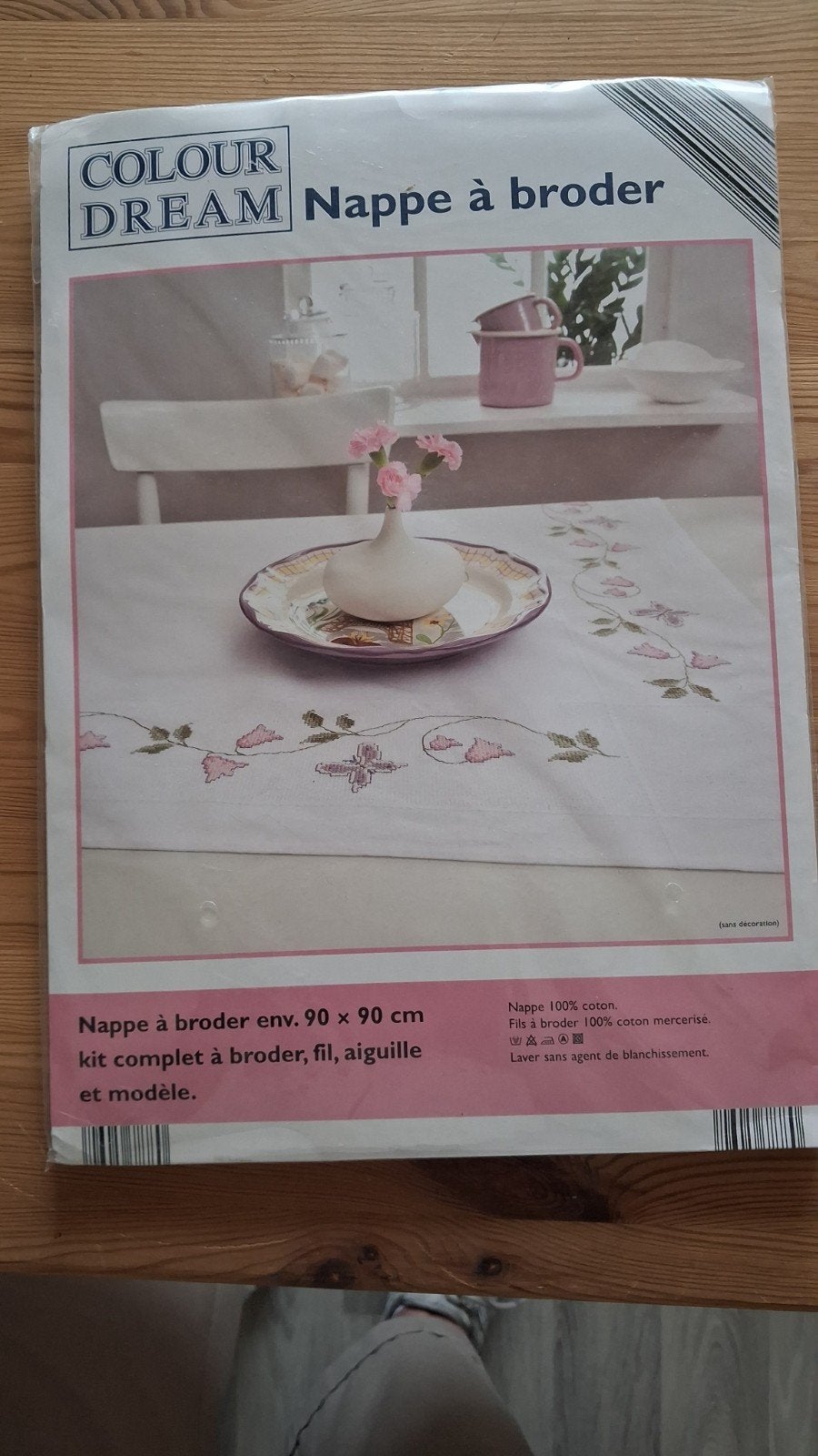 Nieuw Colour Dream Nappe à broder borduurpakket 90x90cm, Ophalen of Verzenden, Nieuw, Handborduren, Borduurpakket