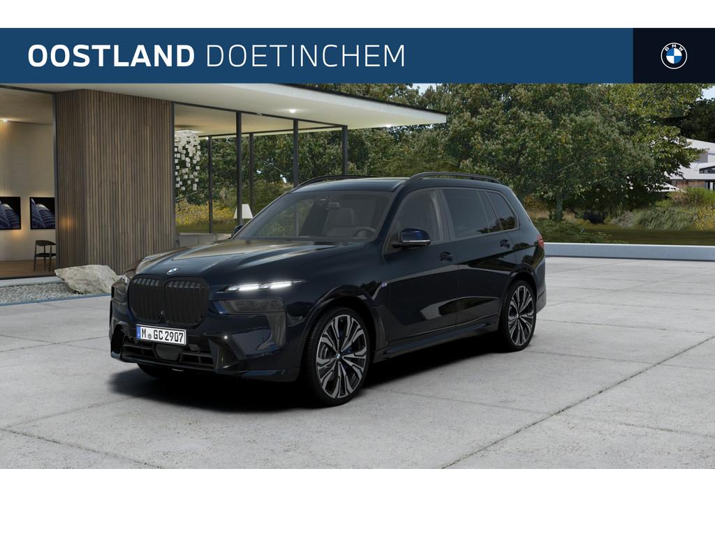 BMW X7 xDrive40i M Sport Automaat / Panoramadak Sky Lounge /, Automaat, Zwart, 7 stoelen, Zwart