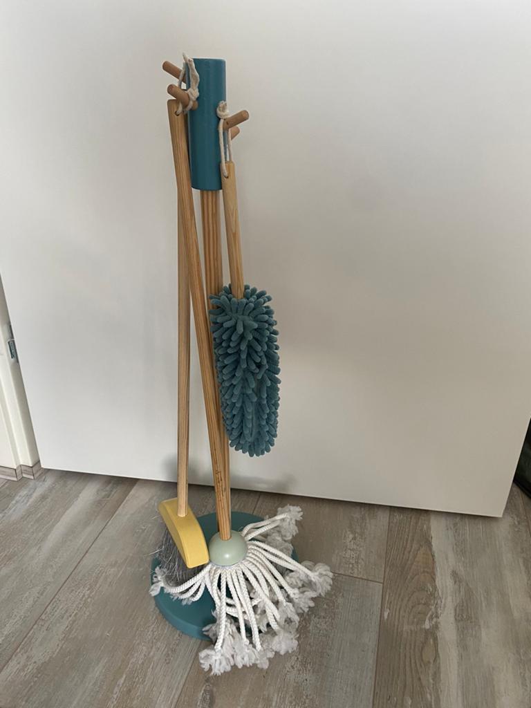 Kinder schoonmaakset Lupilu, Ophalen