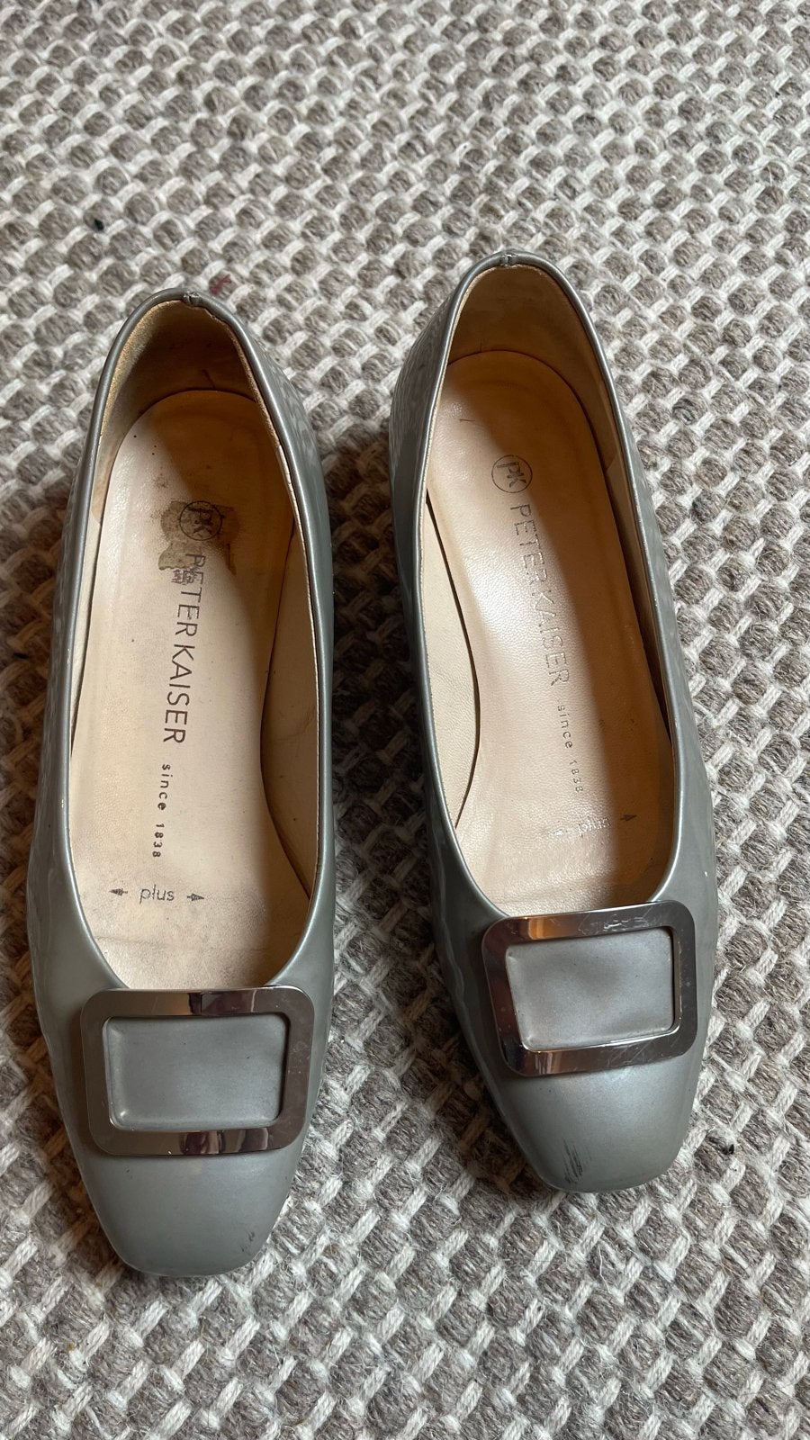 Peter Kaiser Ballerina's - Grijs - Maat 35.5, Kleding | Dames, Schoenen, Ophalen of Verzenden, Gedragen, Grijs, Ballerina's