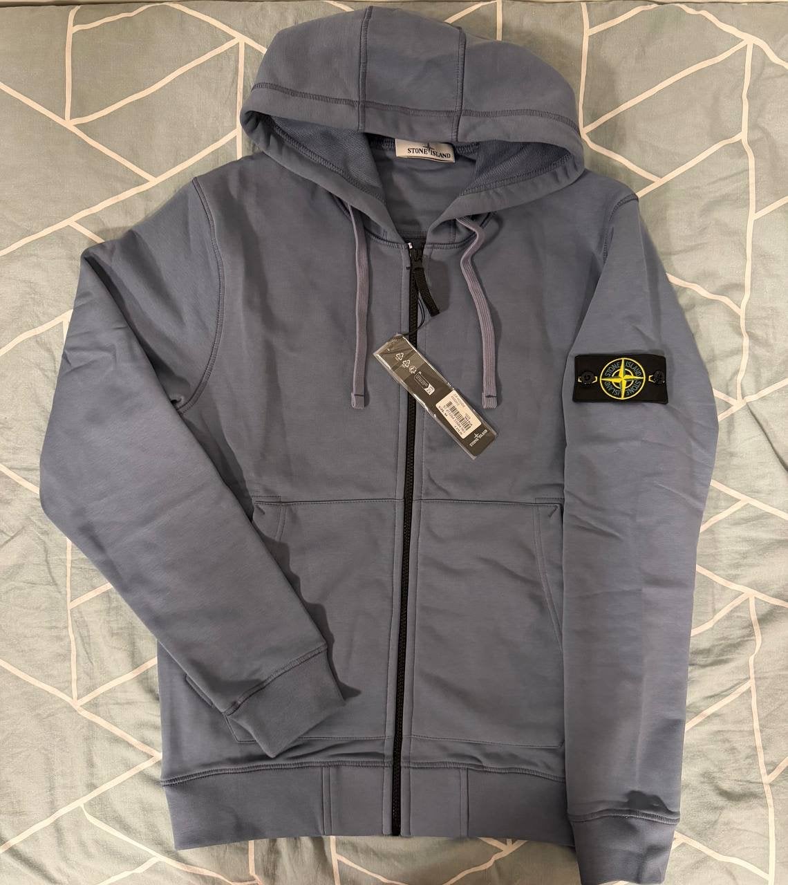 Stone Island donkerblauwe blouse - Maat L, Ophalen of Verzenden, Zo goed als nieuw, Maat 52/54 (L), Blauw