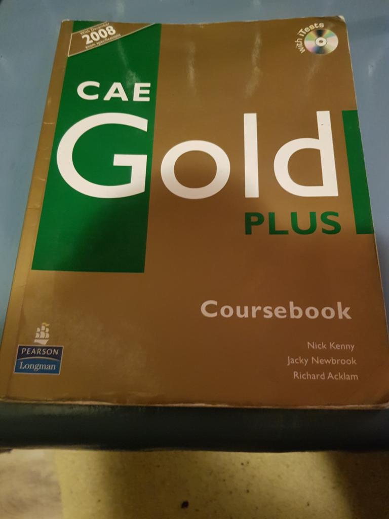 Cae Goldplus coursebook met CD- rom, Ophalen of Verzenden, 8mm