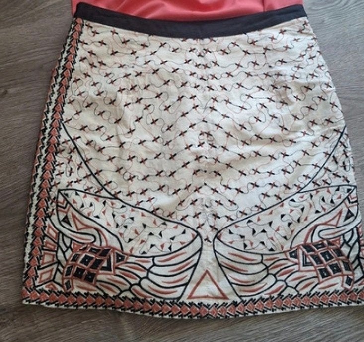 Prachtig zomer rokje met borduur - Maat 42, Meerkleurig, Maat 42/44 (L), Ophalen of Verzenden, Steps