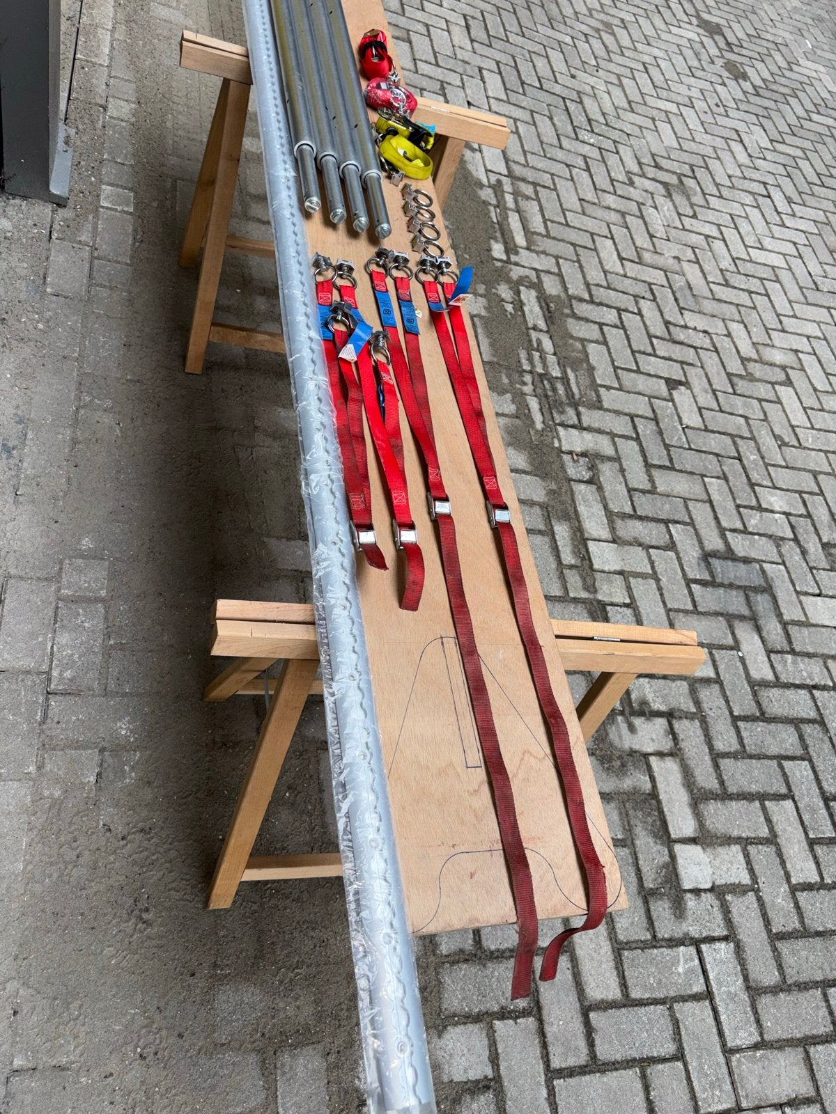 Transportset: Nieuwe en gebruikte onderdelen in goede staat, Ophalen, Gebruikt