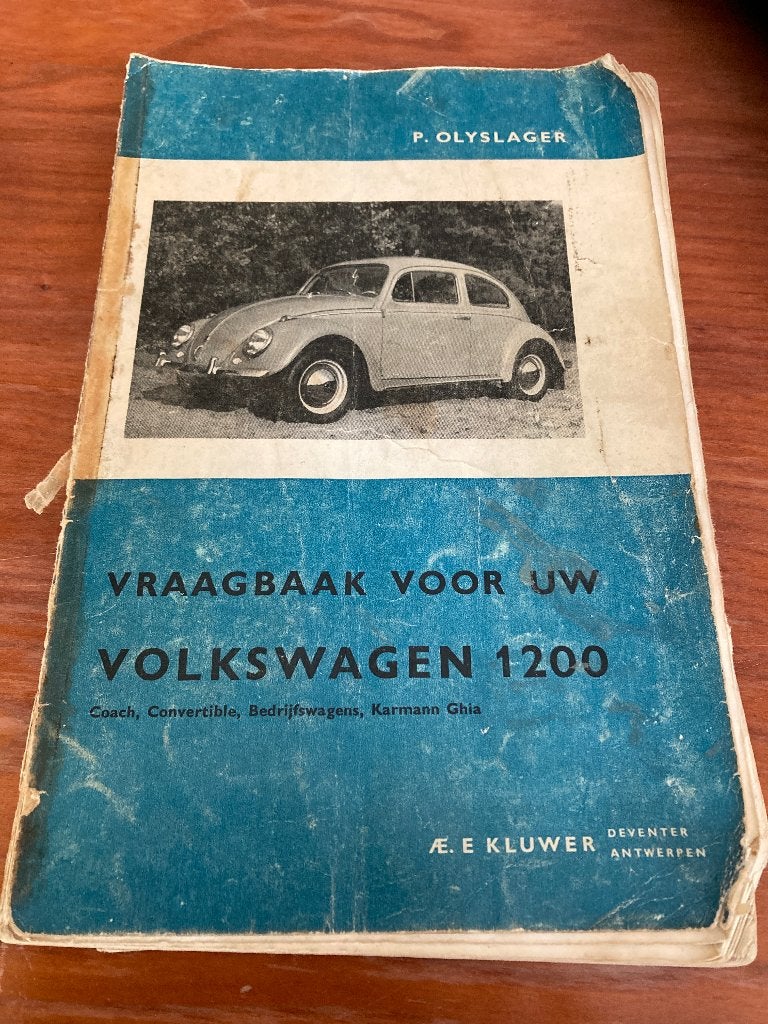 Vw 1200 vraagbaak  kever en Vw bussen +  karmann, Ophalen of Verzenden