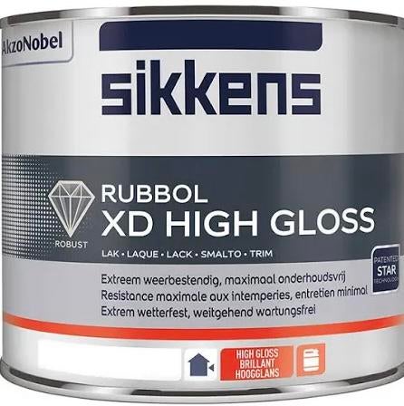 Sikkens xd high gloss en  semi-gloss 2,5L wit en op kleur, Ophalen of Verzenden, Nieuw, Wit