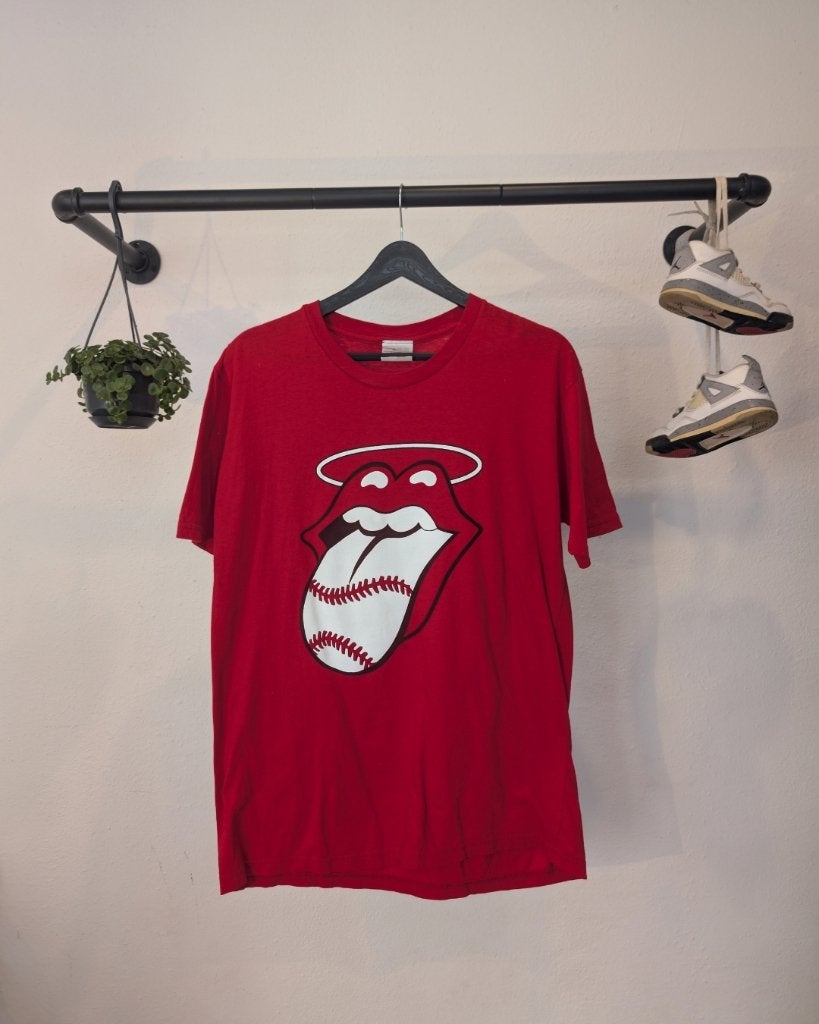 Rolling Stones Angel Stadium Anaheim 2005 T-Shirt Medium, Vintage, Maat 48/50 (M), Vintage, Vintage