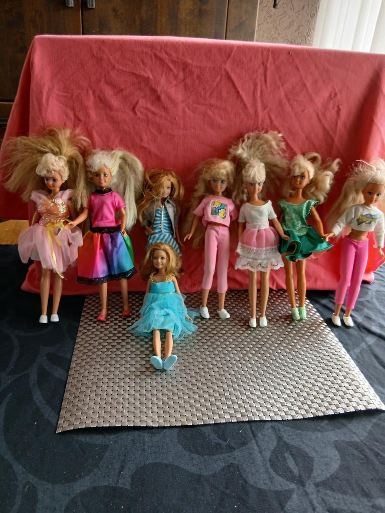Vintage skipper barbies, Verzamelen, Poppen, Ophalen of Verzenden, Gebruikt