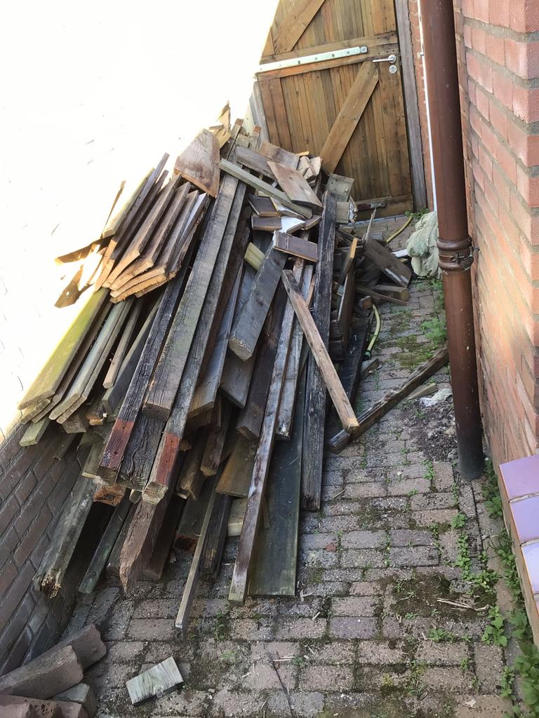 Gratis stookhout, Tuin en Terras, Ophalen