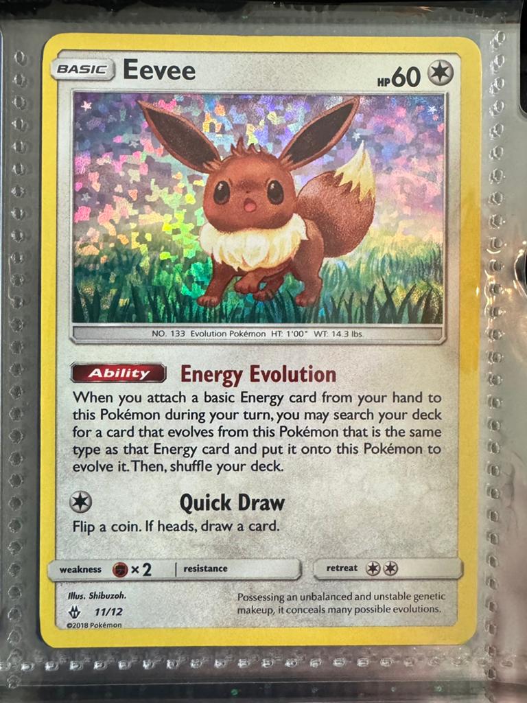 Pokemon tcg Eevee Promo Mcdonalds mint, Ophalen of Verzenden, Zo goed als nieuw
