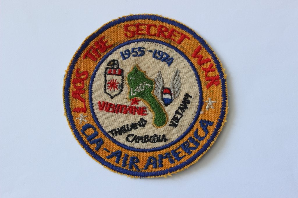 patch laos  the secret war  cia  air america, Verzenden, Luchtmacht, Amerika, Embleem of Badge