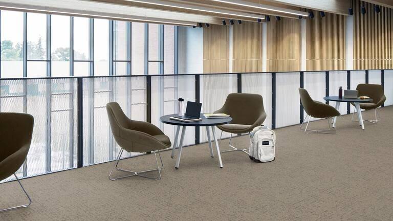 Interface Step It Up Mink Second Choice tapijttegels – 50x50, 75 m² of meer, Nieuw, Ophalen of Verzenden, Tapijttegels
