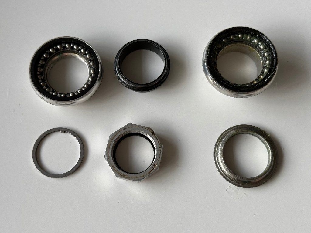Shimano 600 headset balhoofdstel 1", Gebruikt, Overige typen, Ophalen of Verzenden, Aluminium