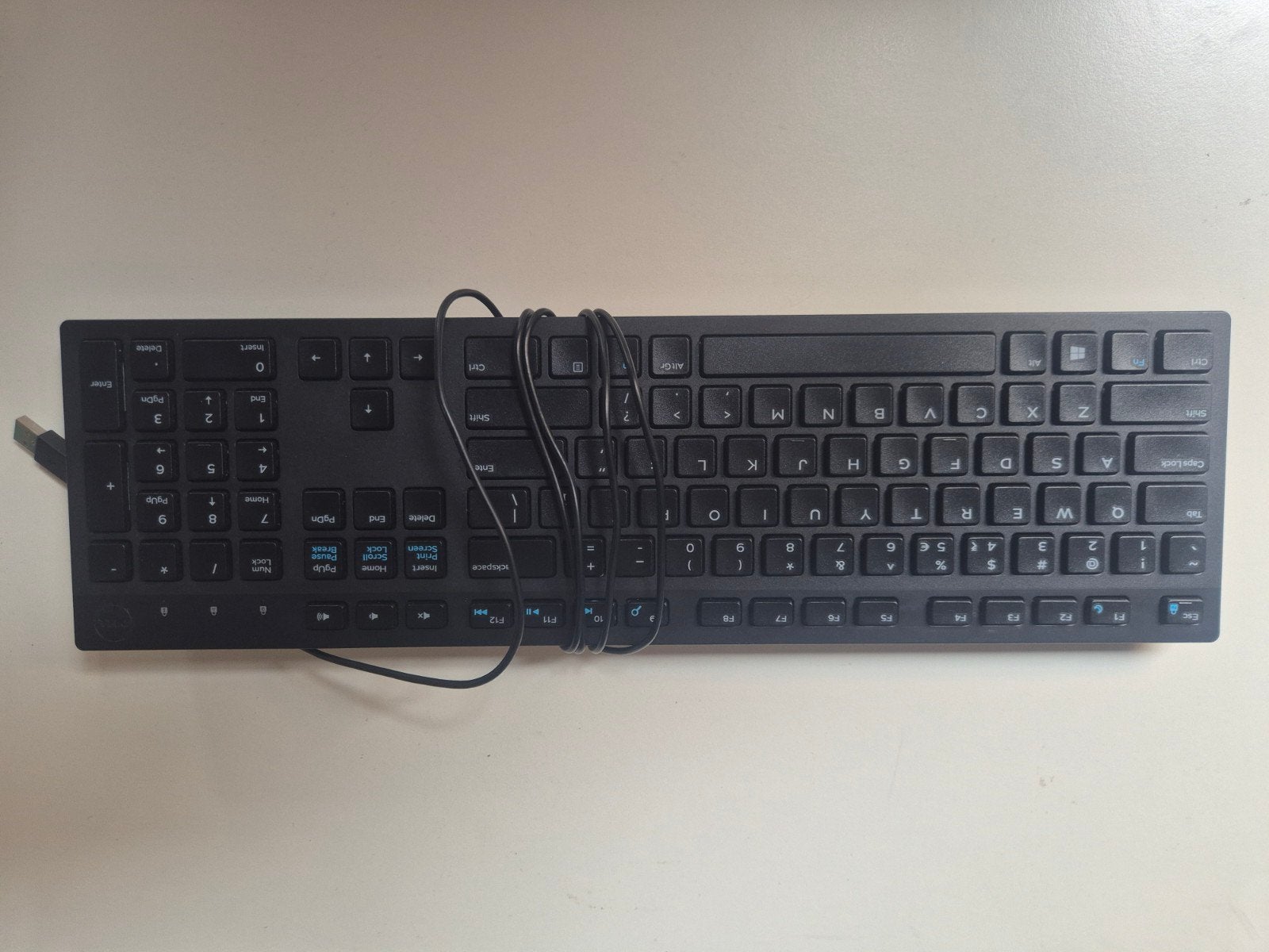 Dell KB212-B Bedraad Toetsenbord Qwerty, Computers en Software, Gebruikt, Plug-and-play, Ophalen of Verzenden, Dell