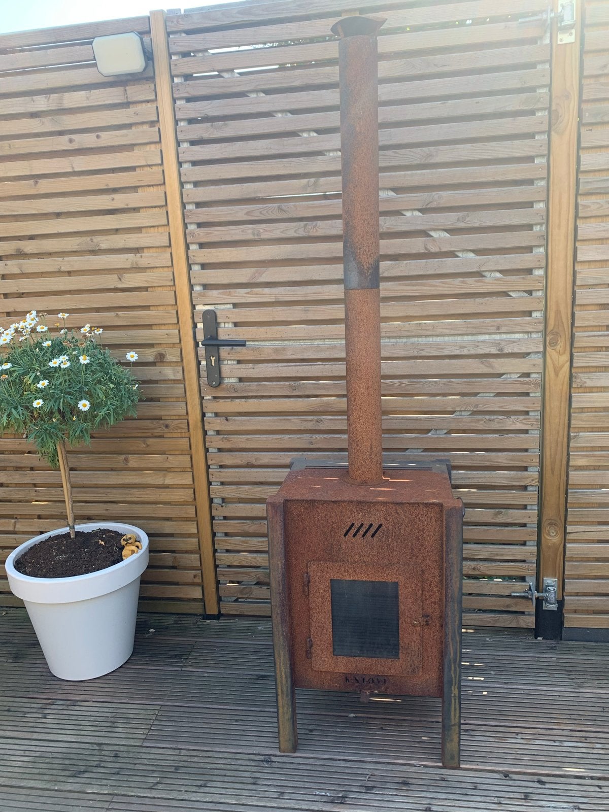 Kachel, Houtkachel, Vuurkorf, Tuinhaard, Allesbrander, Ophalen, Gebruikt