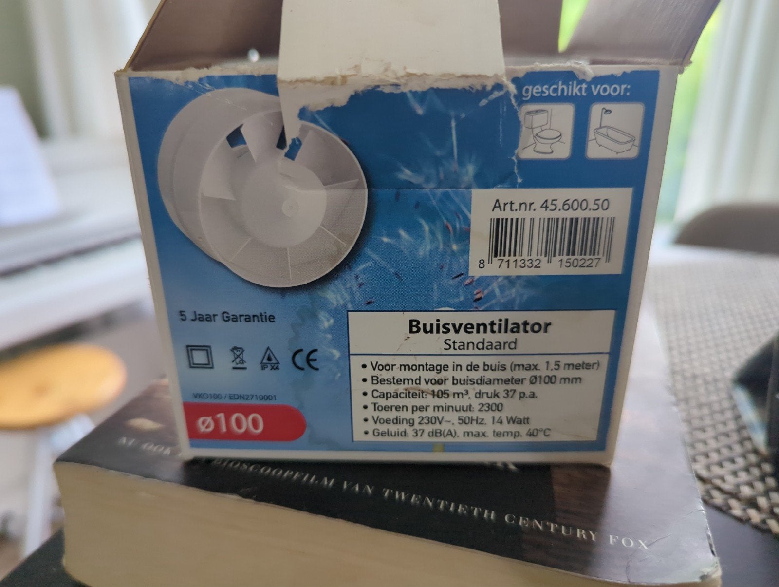 Starx Nieuwe Buisventilator Ø100mm - Standaard Model, Ophalen of Verzenden