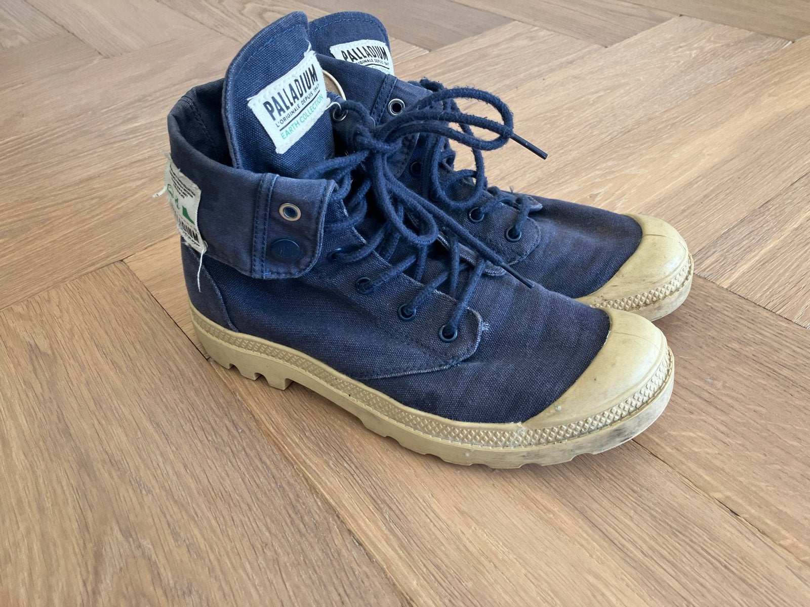 Palladium Earth Collection Boots - Maat 41, Kleding | Dames, Ophalen of Verzenden, Gedragen, Blauw