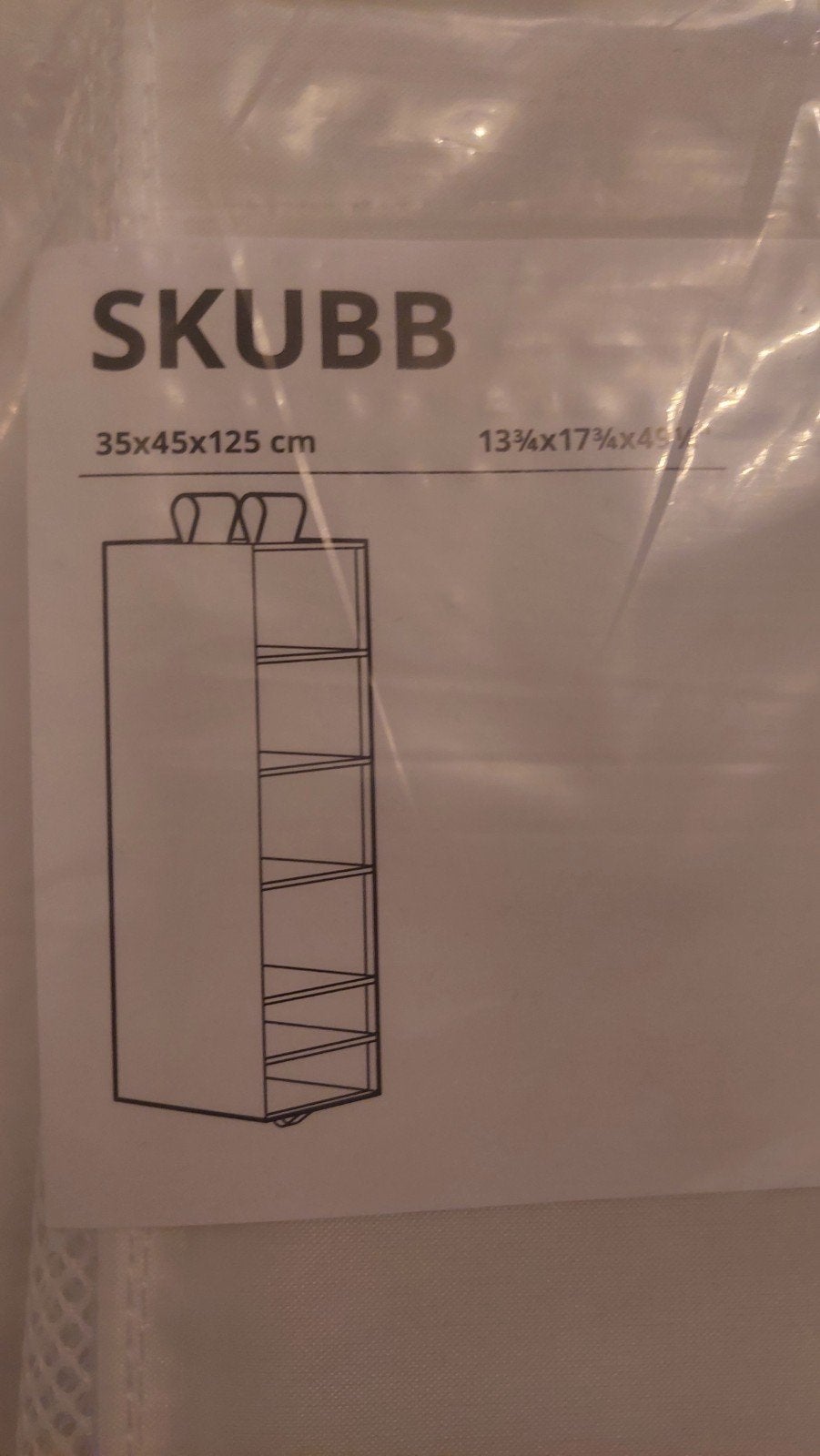 IKEA SKUBB Opbergvakken voor Kledingkast - Nieuw, Huis en Inrichting, Ophalen, Met plank(en), 100 tot 150 cm, Nieuw