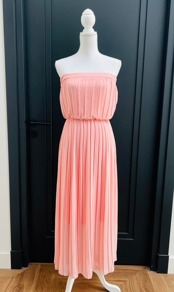 Nieuw! Dixie roze plisse strapless jurk maat M, Ophalen of Verzenden, Zo goed als nieuw