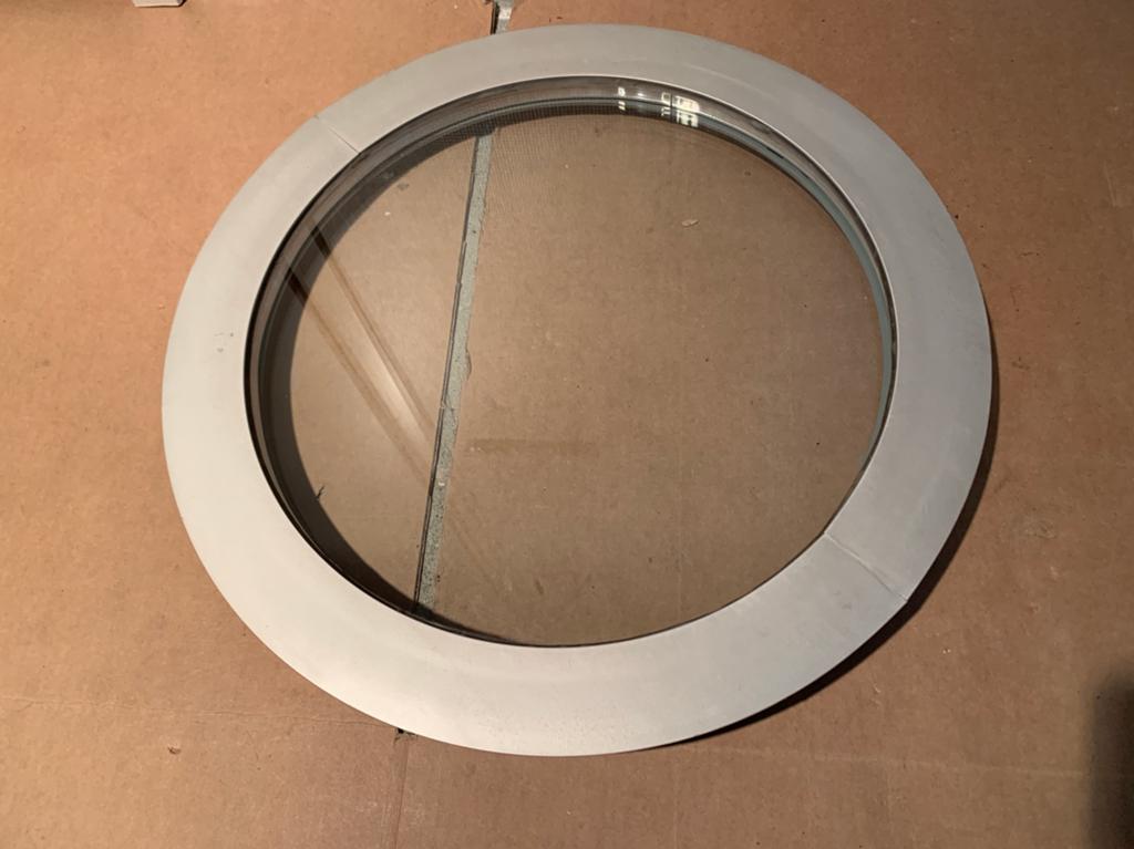 Rond raam patrijspoort, groot model (47 centimeter), Watersport en Boten, Accessoires en Onderhoud, Ophalen of Verzenden, Gebruikt