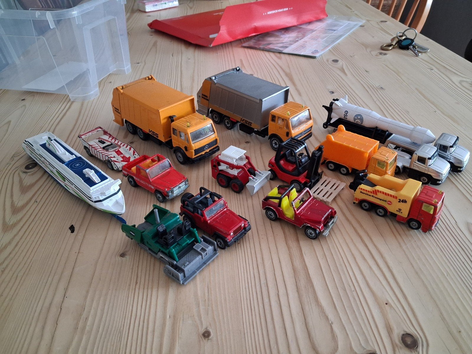 Kavel Sikus 14 stuks, Hobby en Vrije tijd, Modelauto's | 1:43, Ophalen of Verzenden, Zo goed als nieuw, Tractor of Landbouw