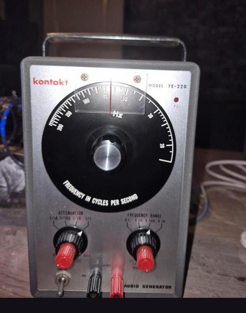 Kontakt Audio Generator TE-22D - Klassieke Testapparatuur, Ophalen of Verzenden