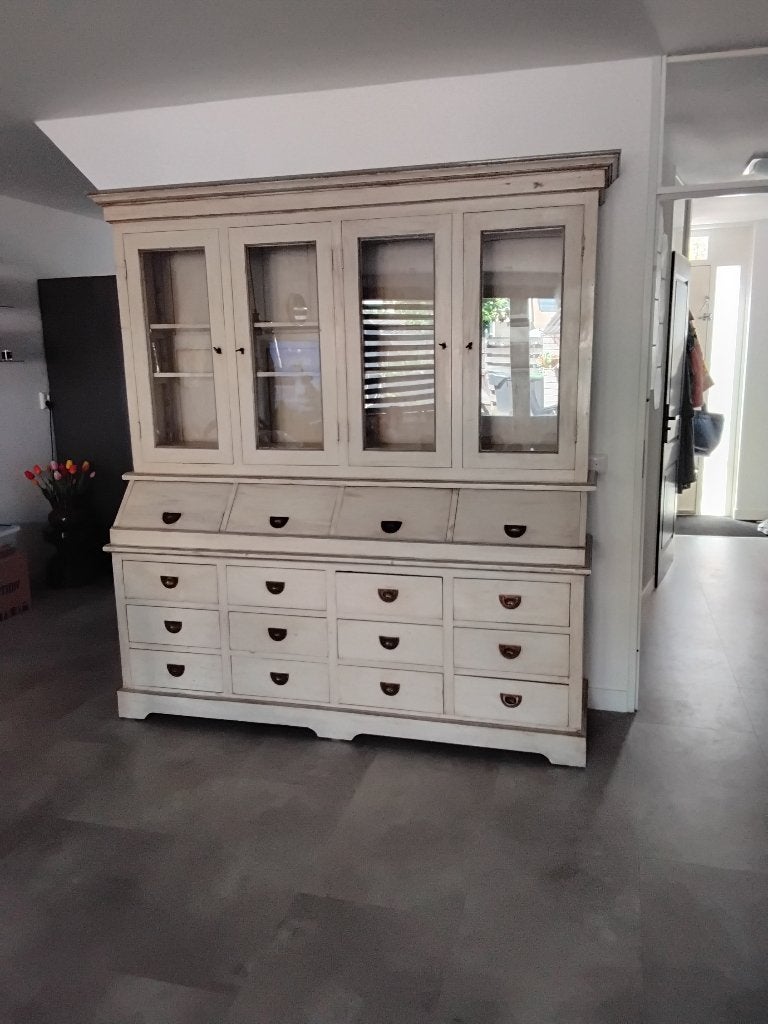 Grote mahonie houten prachtige kast, Huis en Inrichting, Ophalen, 200 cm of meer, 150 tot 200 cm, Zo goed als nieuw