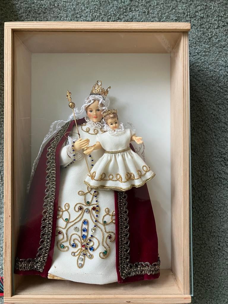 Maria met Kind Beeldje - Religieus Kunstwerk, Ophalen, Zo goed als nieuw, Beeld(je), Christendom | Katholiek