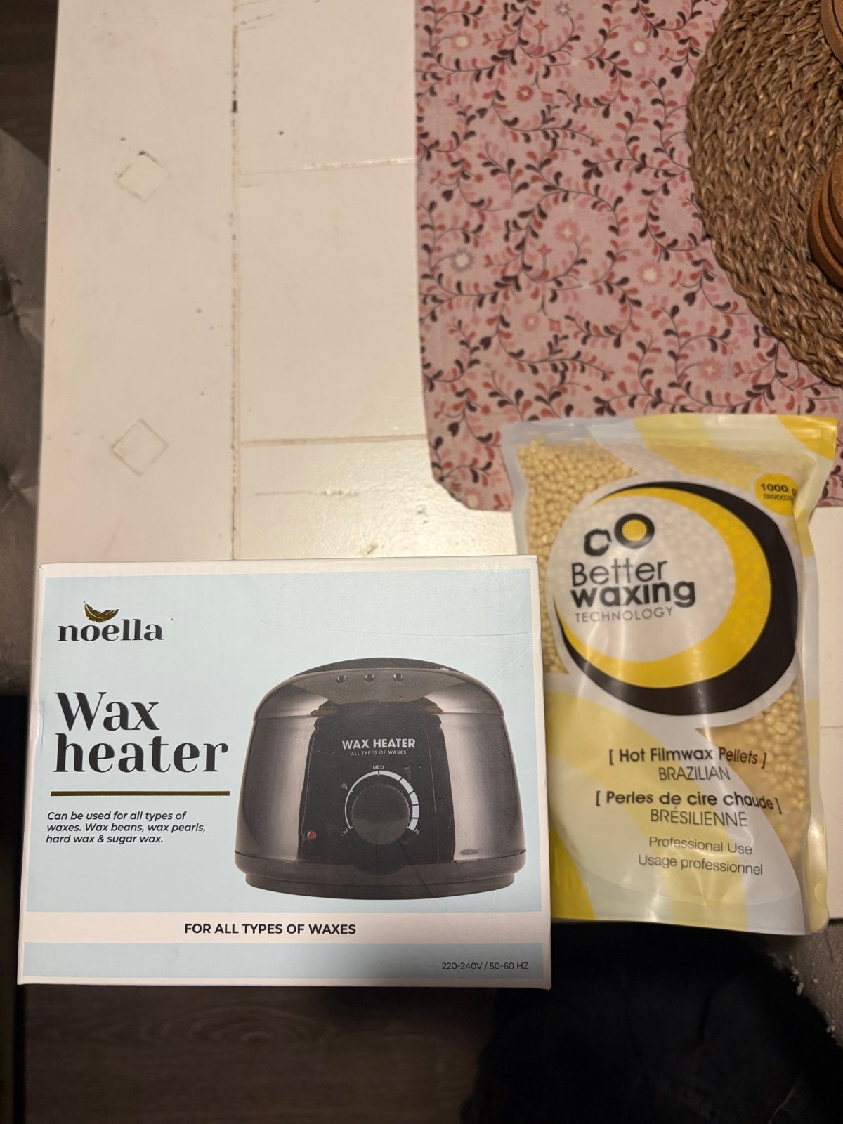 Noella Wax Heater met Better Waxing Pellets - Zo goed als ni, Ophalen, Zo goed als nieuw, Overige typen