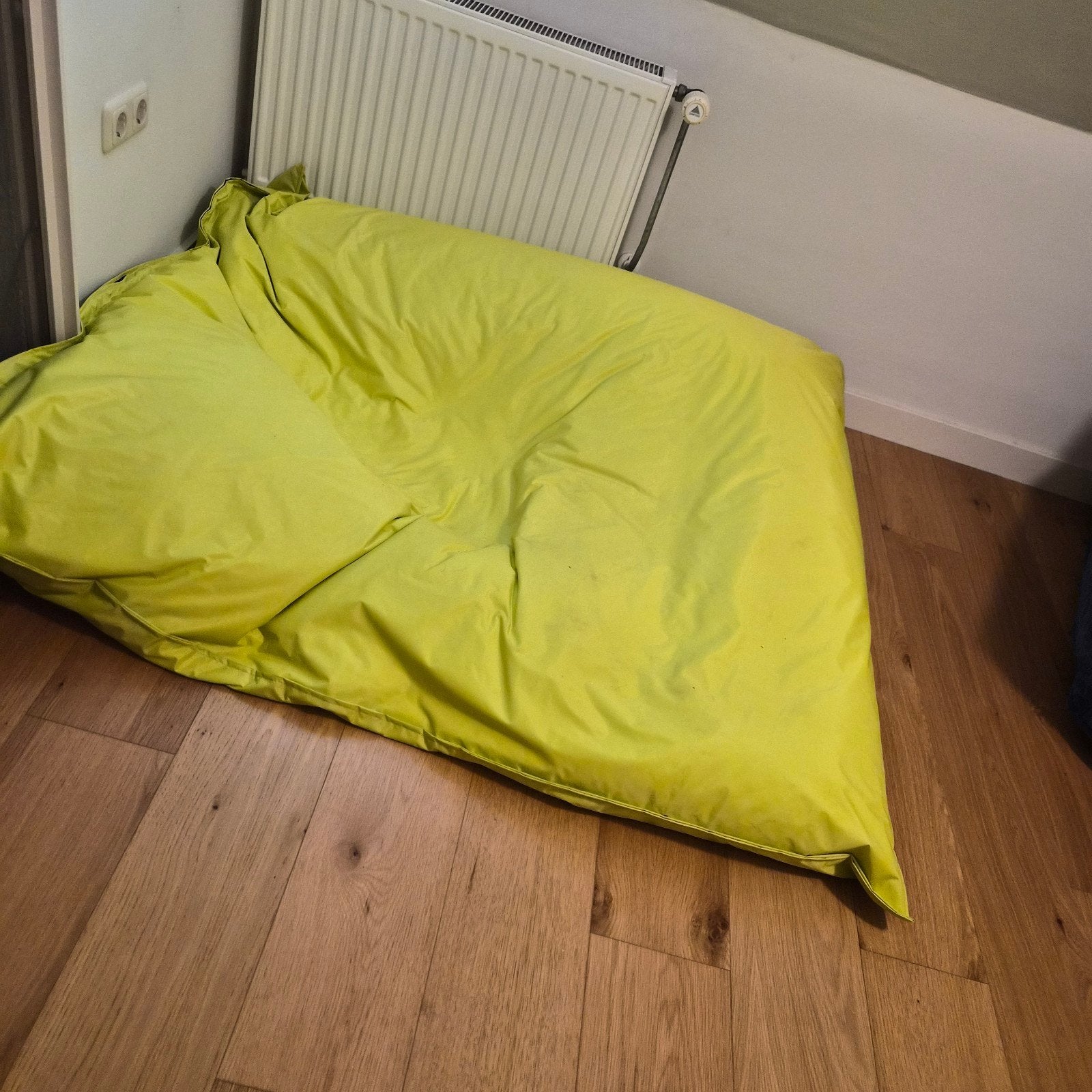Grote gele zitzak, comfortabel en veelzijdig, Ophalen of Verzenden, Gebruikt, Geel, Zitzak