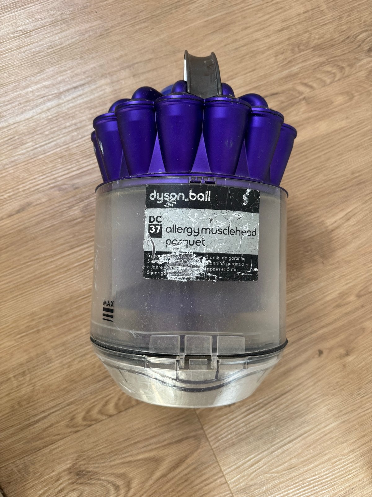 Dyson DC37 Allergy Musclehead Parquet stofreservoir
