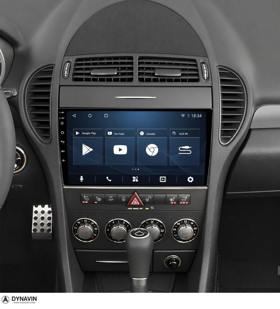 radio navigatie mercedes slk r171 carplay android 16 usb