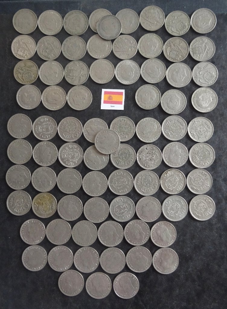Munten Spain, Ophalen of Verzenden, Overige landen