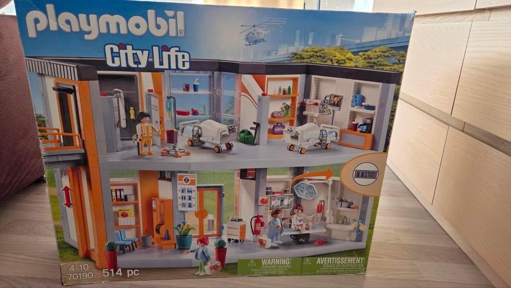 Playmobil City Life Ziekenhuis (70190), Kinderen en Baby's, Speelgoed | Playmobil, Ophalen, Zo goed als nieuw